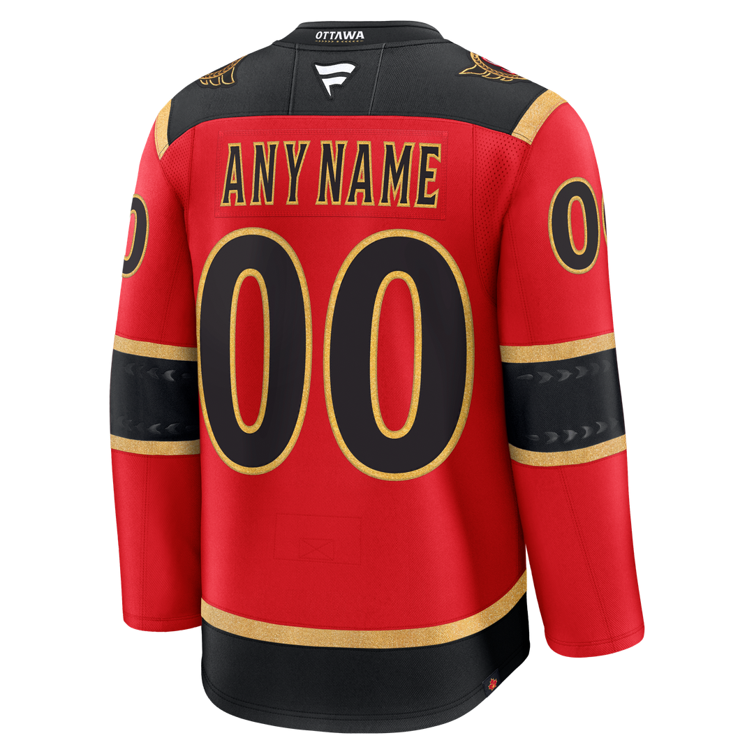 Ottawa Senators Fanatics Away Premium Custom Jersey - White